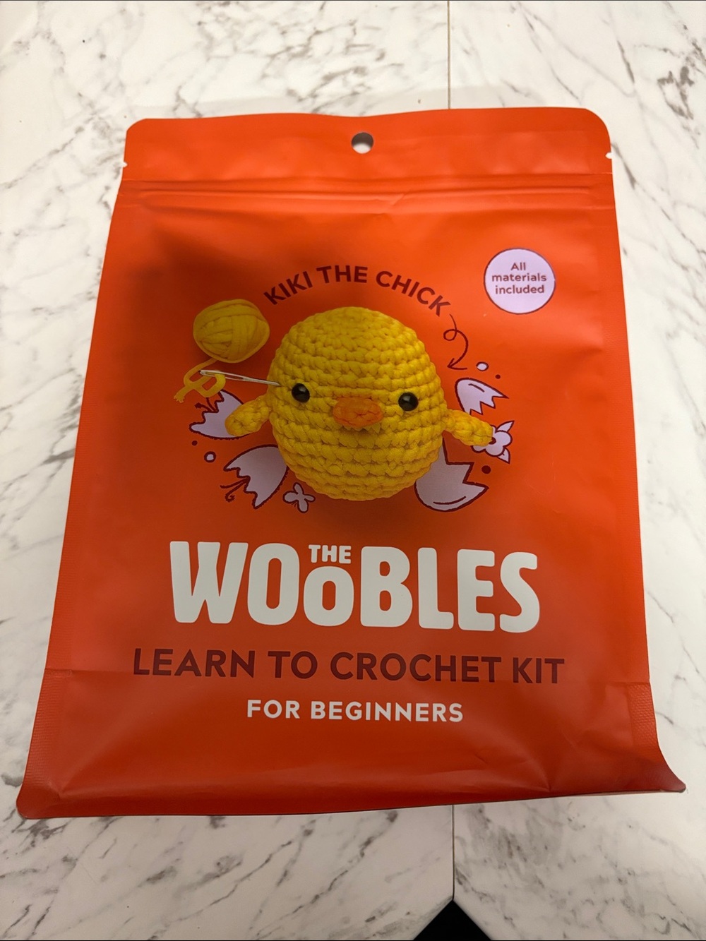 Kiki the Chick Crochet Kit – Yellow